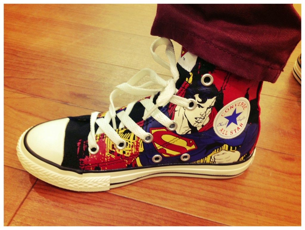 Photo of Superman Converse Sneakers